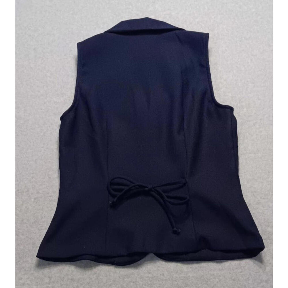 All That Jazz Chorus Line Company Button Vest Women's Size 5/6 Navy Blue Formal - Picture 10 of 10
